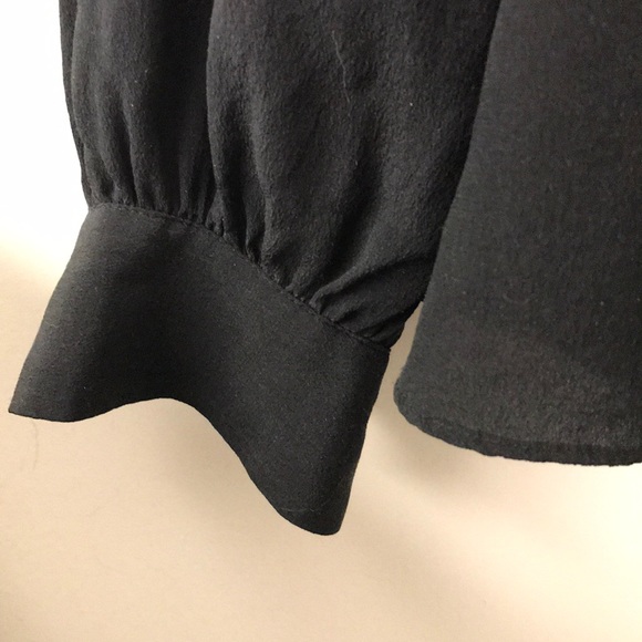 Black 100% silk Wilfred Blouse - Picture 2 of 6